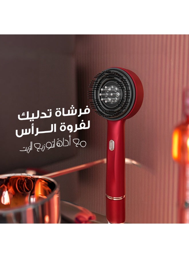 AMA Smart Comb for Scalp Massage and Oil Distribution - Infrared Technology - Image 4